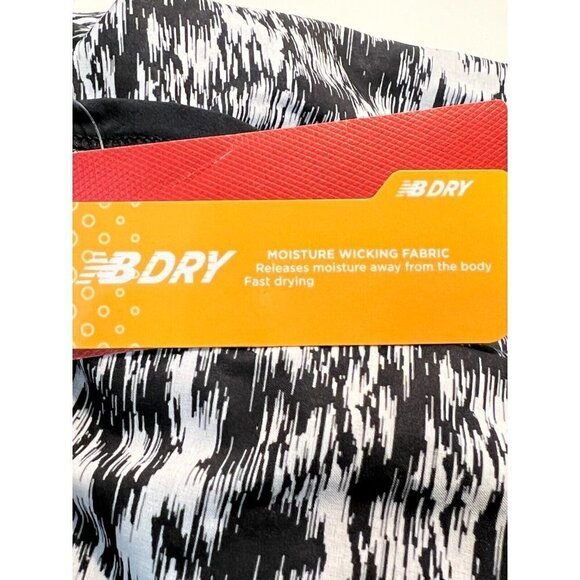 New Balance Impact 3" Shorts Size XL White Black Brief Lined Wicking Fabric NWT‎ - Picture 11 of 16